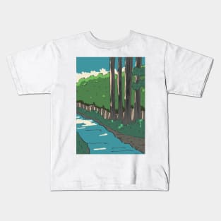 Japanese River Kids T-Shirt